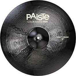 Paiste Colorsound 900 Heavy Crash Cymbal Black 18 in. Paiste Colorsound 900 Heavy Crash Cymbal Black 18 in.