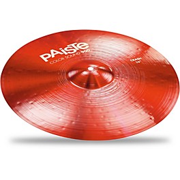 Paiste Colorsound 900 Crash Cymbal Red 20 in. Paiste Colorsound 900 Crash Cymbal Red 16 in.