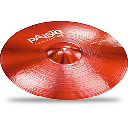 Paiste Colorsound 900 Heavy Crash Cymbal Red 17 in. Paiste Colorsound 900 Heavy Crash Cymbal Red 16 in.