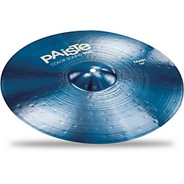 Paiste Colorsound 900 Crash Cymbal Blue 20 in. Paiste Colorsound 900 Crash Cymbal Blue 16 in.