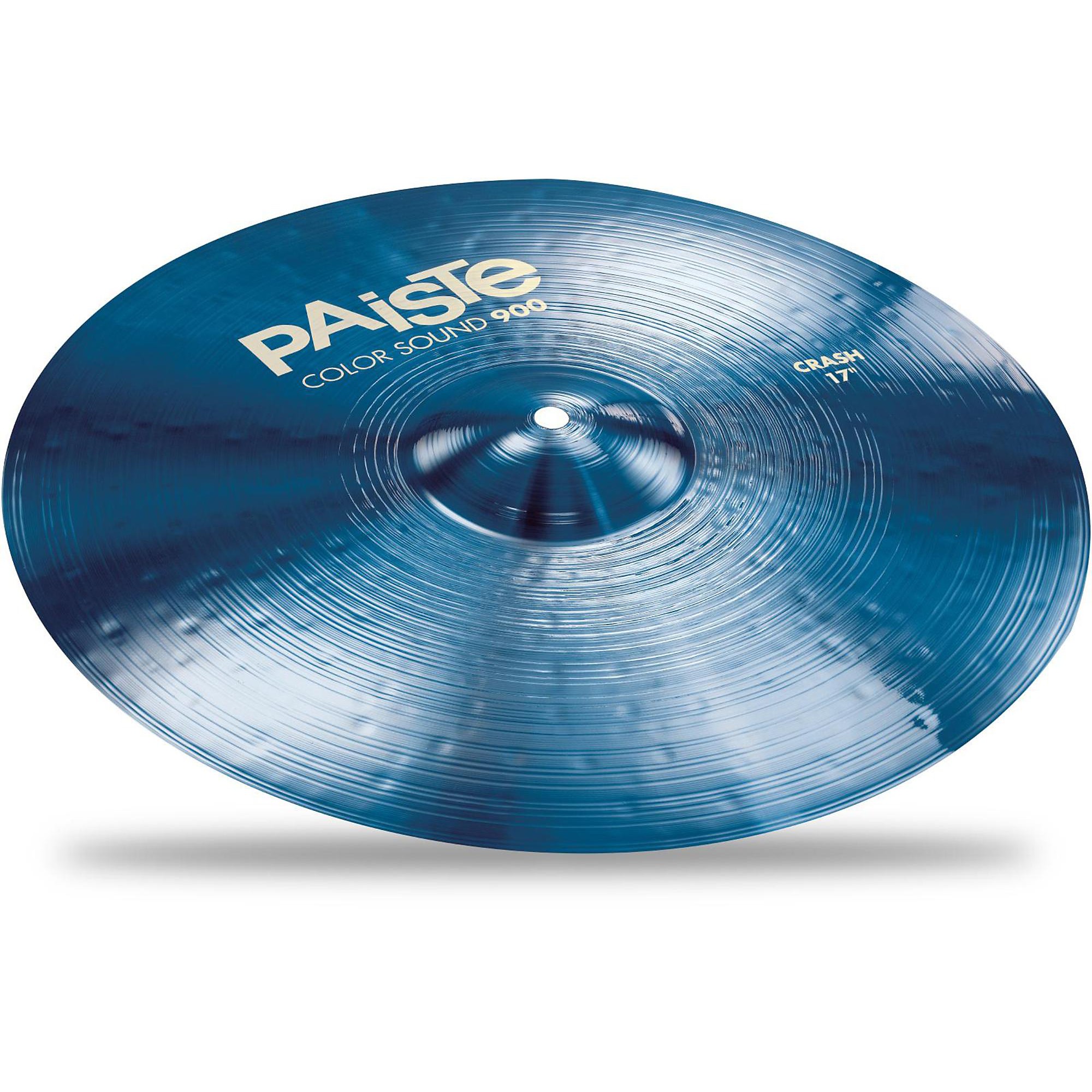 レベルポイント('79米) 廃盤 Open Box Paiste Color Sound 900 Crash Cymbal, Blue 17 in