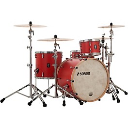 SONOR SQ1 3-Piece Shell Pack With 24" Bass Drum Hot Rod Red