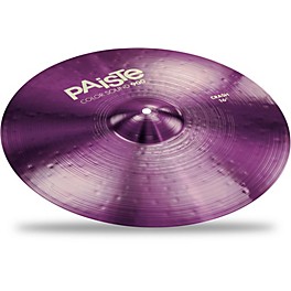 Paiste Colorsound 900 Crash Cymbal Purple 18 in. Paiste Colorsound 900 Crash Cymbal Purple 16 in.