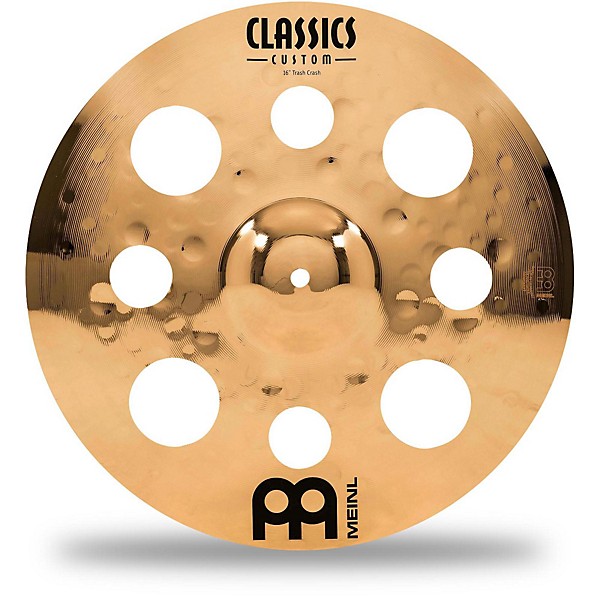 MEINL Classics Custom Dark Double Bonus Cymbal Set With Free Classics Custom Trash Crash and Ching Ring