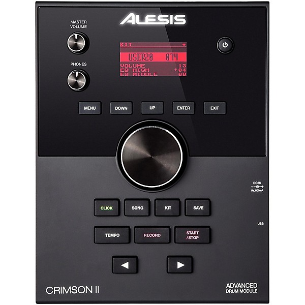 Open Box Alesis Crimson II 5-Piece Electronic Drum Kit Level 2  194744122736