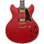 Open Box D'Angelico Deluxe Series Limited Edition DC Non F-Hole Semi-Hollowbody Electric Guitar Level 2 Matte Cherry, Tortoise Pickguard 194744321627 thumbnail