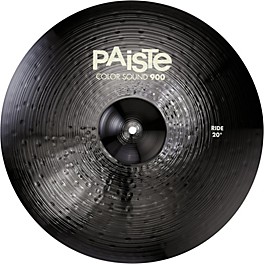 Paiste Colorsound 900 Ride Cymbal Black 22 in. Paiste Colorsound 900 Ride Cymbal Black 20 in.