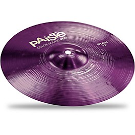 Paiste Colorsound 900 Splash Cymbal Purple 10 in. Paiste Colorsound 900 Splash Cymbal Purple 12 in.