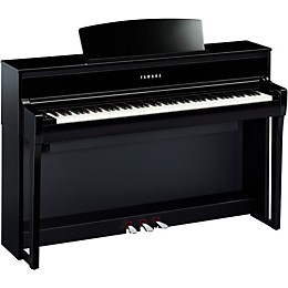 Yamaha Clavinova CLP-675 Console Digital Piano with Bench Polished Ebony