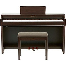 Open Box Yamaha Clavinova CLP-625 Console Digital Piano With Bench Level 2 Rosewood 190839887467