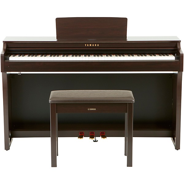 Open Box Yamaha Clavinova CLP-625 Console Digital Piano With Bench Level 2 Rosewood 190839887467