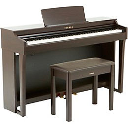 Open Box Yamaha Clavinova CLP-625 Console Digital Piano With Bench Level 2 Rosewood 190839887467