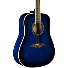 EKO NXT Series Dreadnought Acoustic Guitar Blue Sunburst