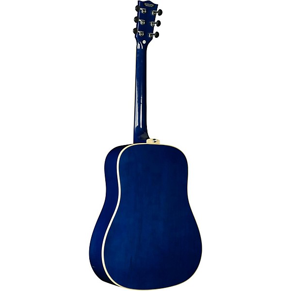 EKO NXT Series Dreadnought Acoustic Guitar Blue Sunburst