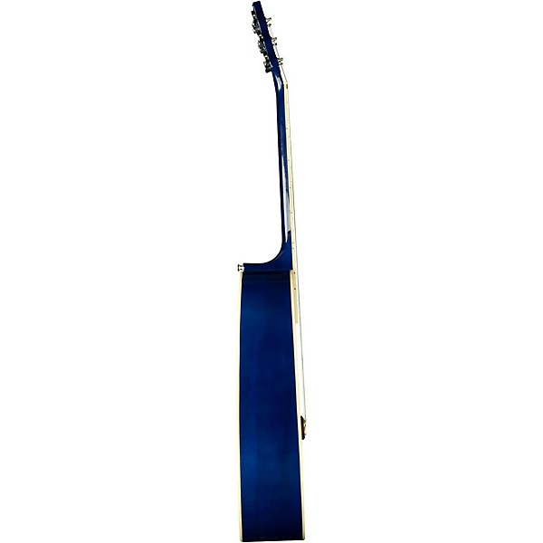 EKO NXT Series Dreadnought Acoustic Guitar Blue Sunburst