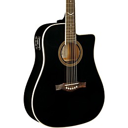 Open Box EKO NXT Series Cutaway Dreadnought Acoustic-Electric Guitar Level 1 Black