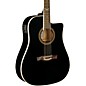 Open Box EKO NXT Series Cutaway Dreadnought Acoustic-Electric Guitar Level 1 Black thumbnail