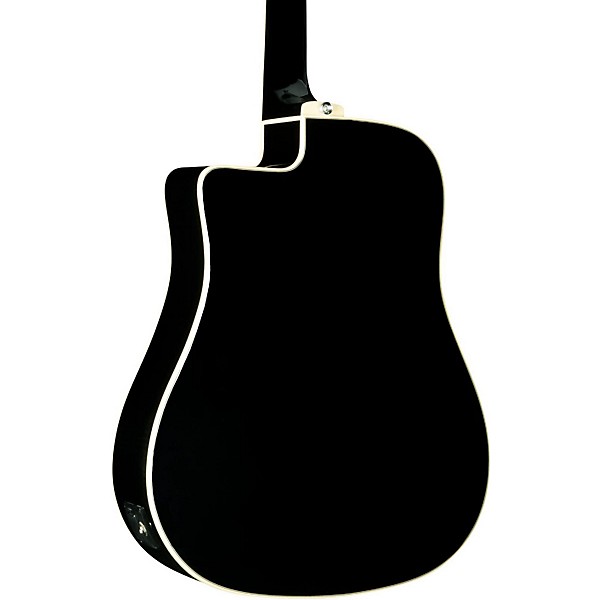 Open Box EKO NXT Series Cutaway Dreadnought Acoustic-Electric Guitar Level 1 Black