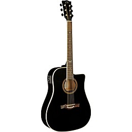 Open Box EKO NXT Series Cutaway Dreadnought Acoustic-Electric Guitar Level 1 Black