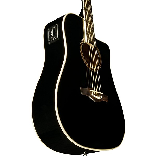 Open Box EKO NXT Series Cutaway Dreadnought Acoustic-Electric Guitar Level 1 Black