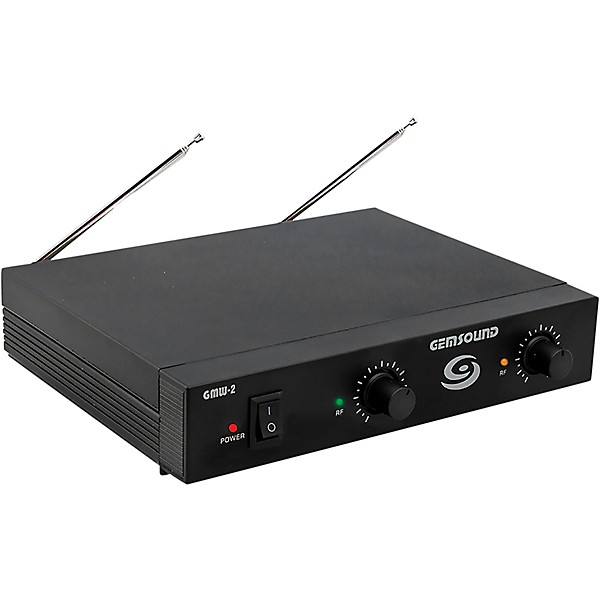 Open Box Gem Sound GMW-2 Dual-Channel Wireless Mic System Level 1 CD