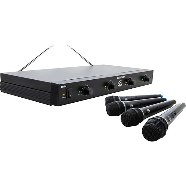 Open Box Gem Sound GMW-4 Quad-Channel Wireless Mic System Level 1 AB