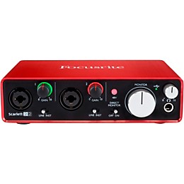 Focusrite 2i2 2nd Gen Interface with Sterling ST51 and Mackie CR3 Pair