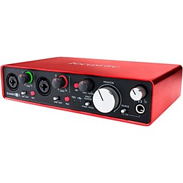 Focusrite Scarlett 2i4 Recording Package with MXL 4000 and M-Audio BX5 Pair