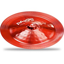 Paiste Colorsound 900 China Cymbal Red 18 in. Paiste Colorsound 900 China Cymbal Red 16 in.