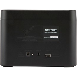 Fender Newport 30W Wireless Bluetooth Portable Speaker Black