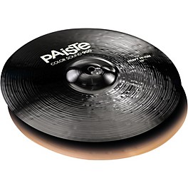 Paiste Colorsound 900 Heavy Hi Hat Cymbal Black 15 in. Pair Paiste Colorsound 900 Heavy Hi Hat Cymbal Black 15 in. Top