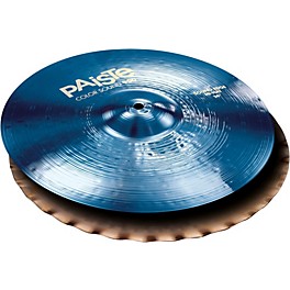 Paiste Colorsound 900 Sound Edge Hi Hat Cymbal Blue 14 in. Top Paiste Colorsound 900 Sound Edge Hi Hat Cymbal Blue 14 in. Top