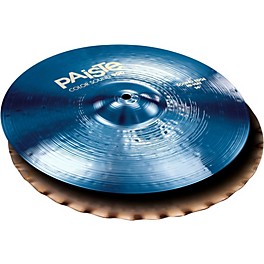 Paiste Colorsound 900 Sound Edge Hi Hat Cymbal Blue 14 i... Paiste Colorsound 900 Sound Edge Hi Hat Cymbal Blue 14 in. Bottom