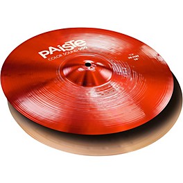 Paiste Colorsound 900 Hi Hat Cymbal Red 14 in. Pair Paiste Colorsound 900 Hi Hat Cymbal Red 14 in. Pair