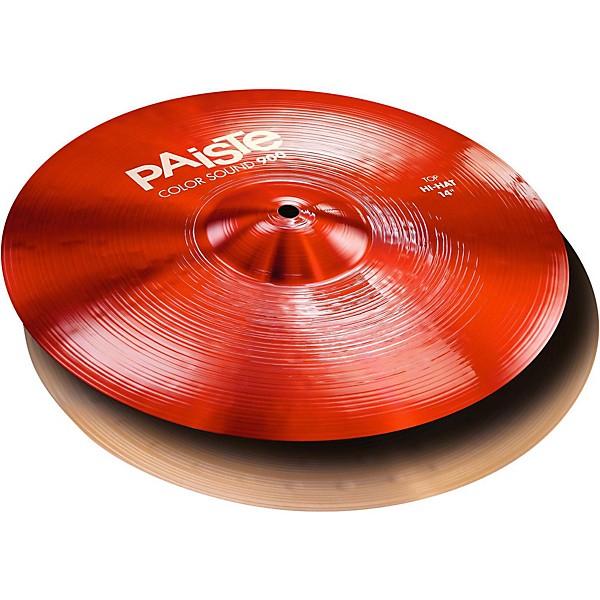 Paiste Colorsound 900 Hi Hat Cymbal Red 14 in. Pair