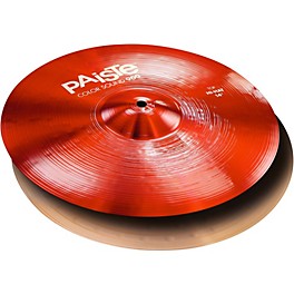 Paiste Colorsound 900 Hi Hat Cymbal Red 14 in. Pair Paiste Colorsound 900 Hi Hat Cymbal Red 14 in. Top