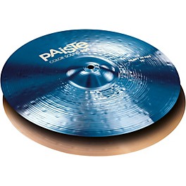 Paiste Colorsound 900 Heavy Hi Hat Cymbal Blue 14 in. Pair Paiste Colorsound 900 Heavy Hi Hat Cymbal Blue 14 in. Pair