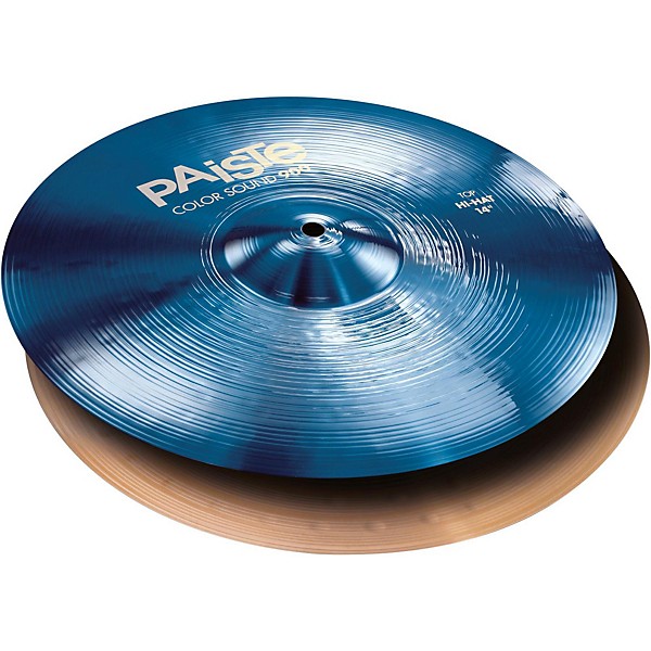 Paiste Colorsound 900 Hi Hat Cymbal Blue 14 in. Top