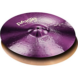 Paiste Colorsound 900 Heavy Hi Hat Cymbal Purple 14 in. Pair Paiste Colorsound 900 Heavy Hi Hat Cymbal Purple 14 in. Pair