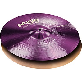 Paiste Colorsound 900 Heavy Hi Hat Cymbal Purple 14 in. Pair Paiste Colorsound 900 Heavy Hi Hat Cymbal Purple 14 in. Top