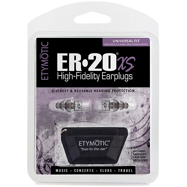 Etymotic Research ER20XS Earplug Universal Fit in Clamshell