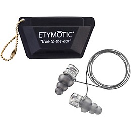 Etymotic Research ER20XS Earplug Standard Fit - Clear Stem/Frost Tip in Clamshell