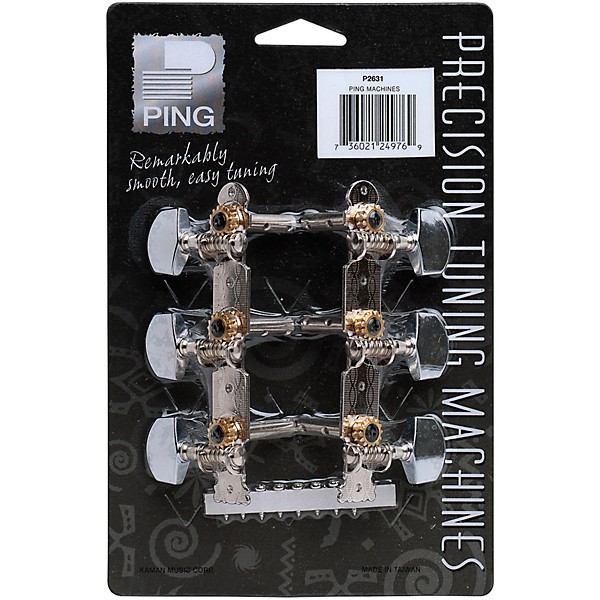 Ping Chrome Button Plate Guitar Tuning Machines