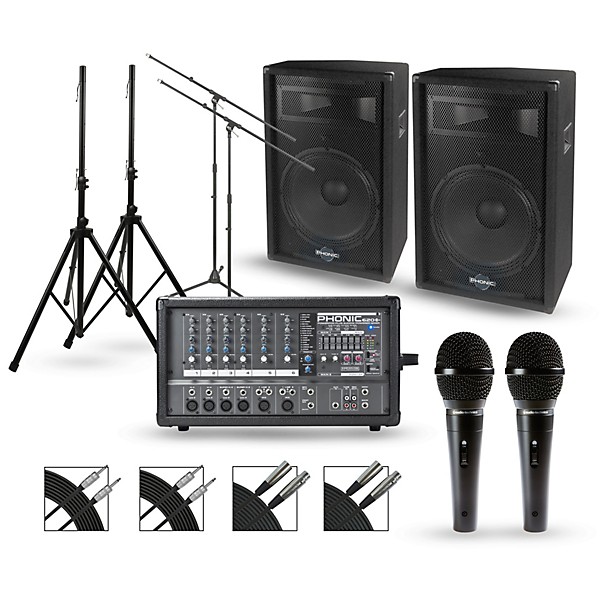 Phonic Powerpod 620 Plus with S7 Series Speakers PA Package 15
