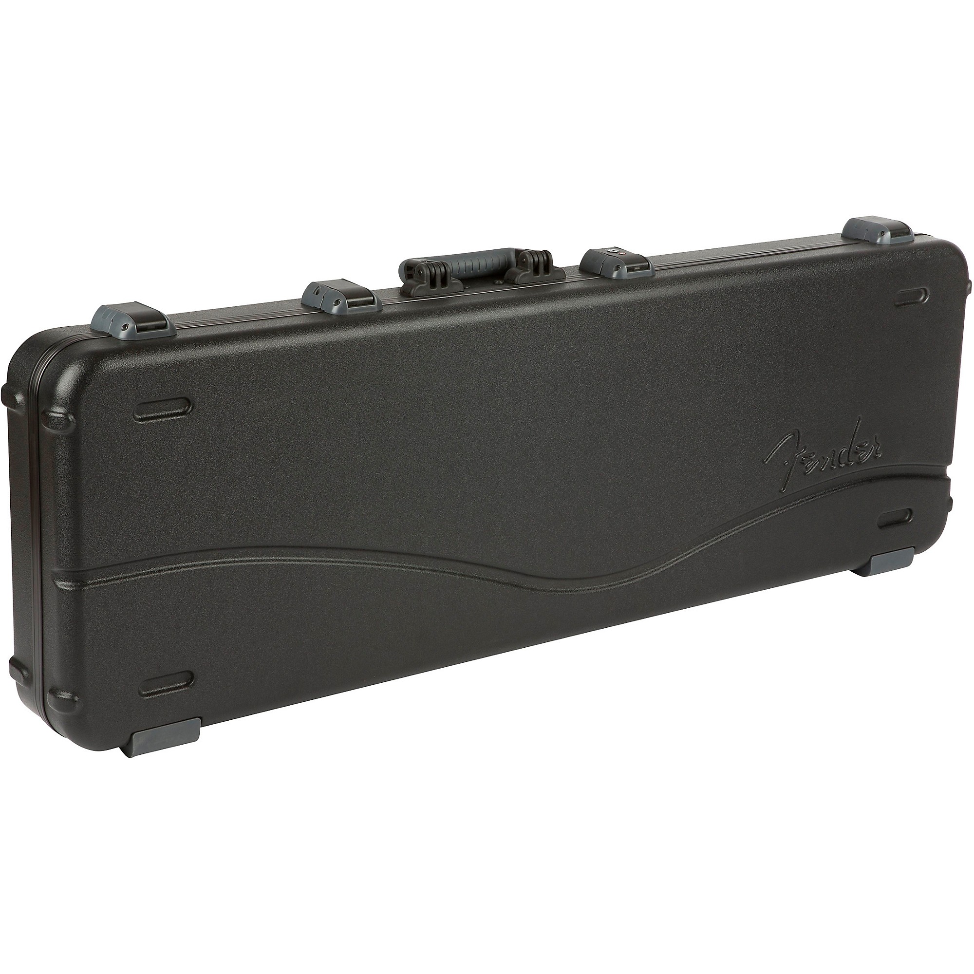 Open Box Fender Deluxe Molded ABS P/J Bass Guitar Case Black