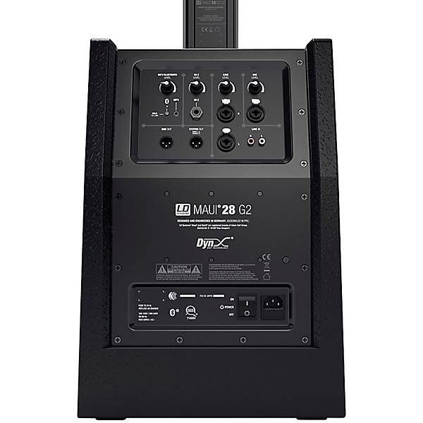 Open Box LD Systems Maui 28 G2 Powered - Installable Column PA System - 2000W Peak Black Level 1