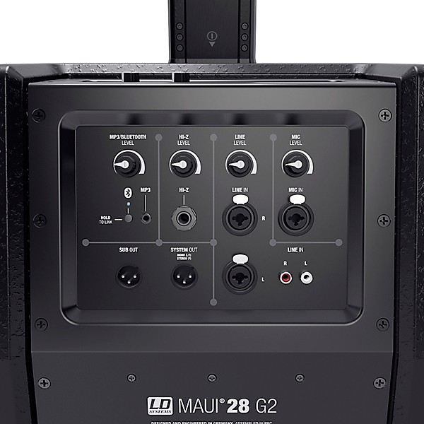Open Box LD Systems Maui 28 G2 Powered - Installable Column PA System - 2000W Peak Black Level 1