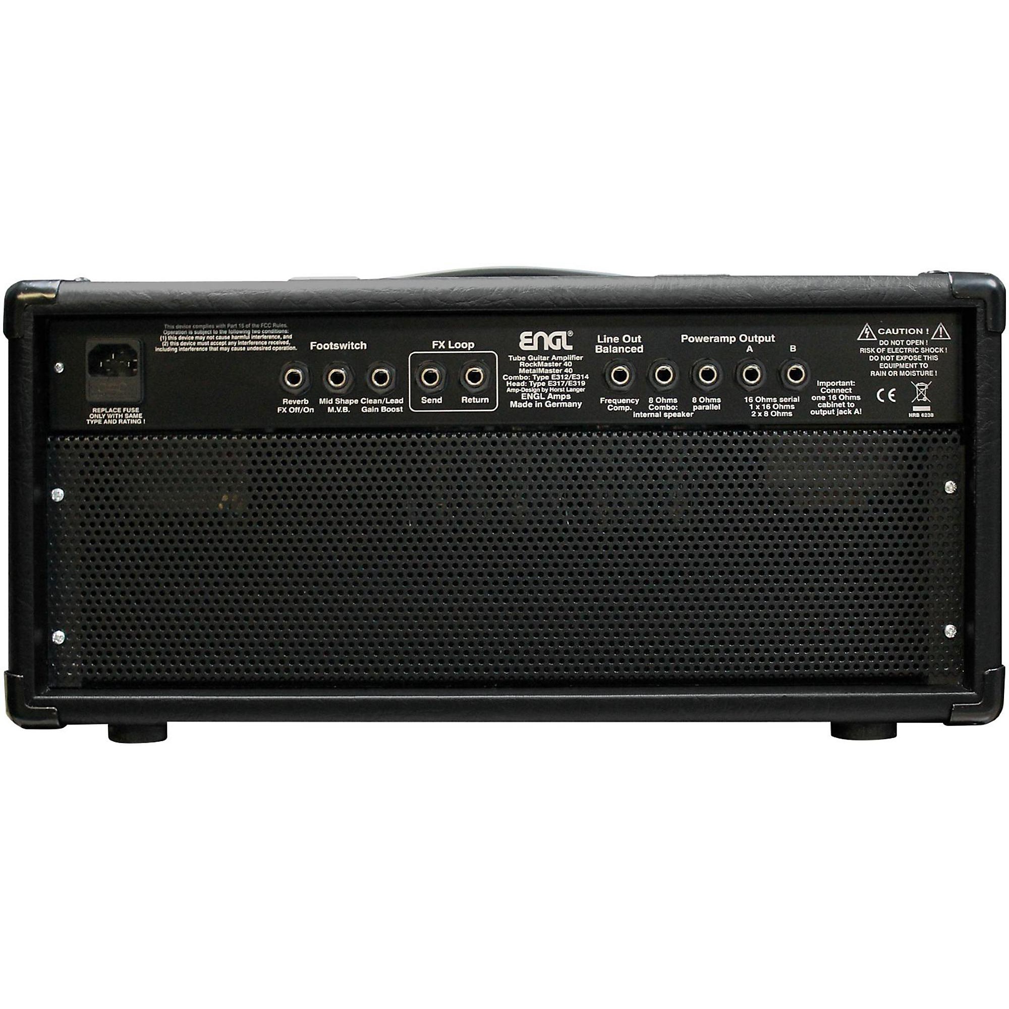 ENGL RockMaster 40 E317 40W Tube Guitar Amp Head