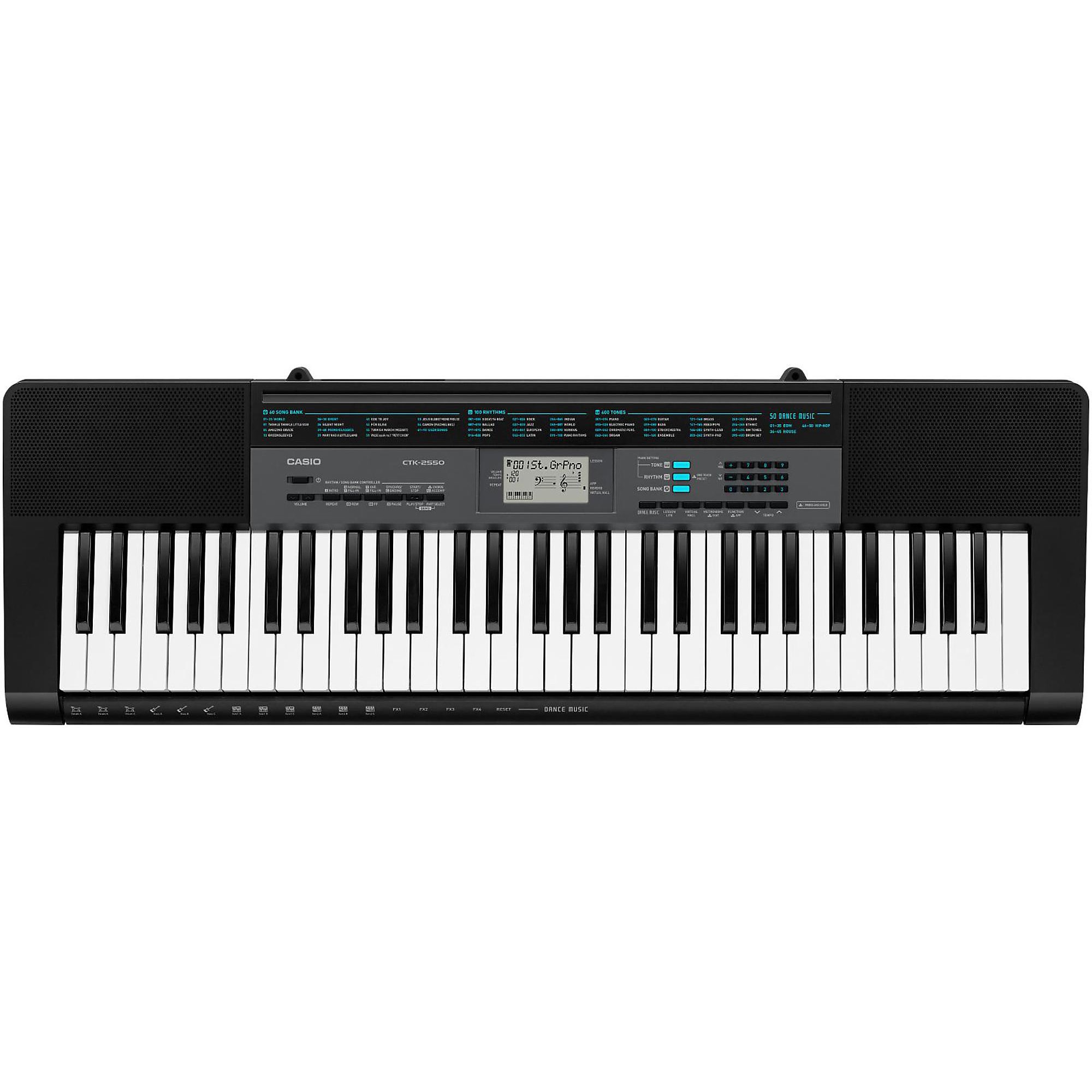 家具 CASIO CTK-2550 Open Box Casio CTK-2550 61-Key Portable Keyboard Black