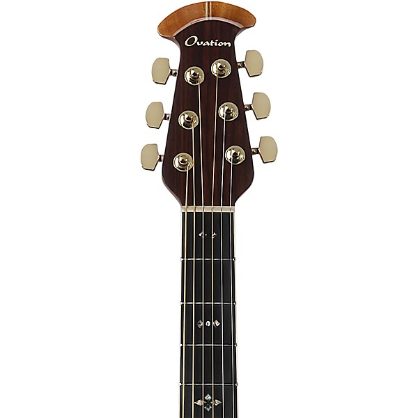 Open Box Ovation Elite Plus C2078AXP-OAB Olive Ash Burl Acoustic-Electric Guitar Level 2 Natural 190839258328